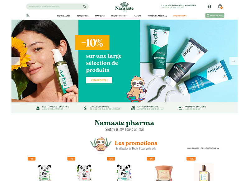 floh-design UI UX Design Charte graphique Logo  e-commerce pharmacie